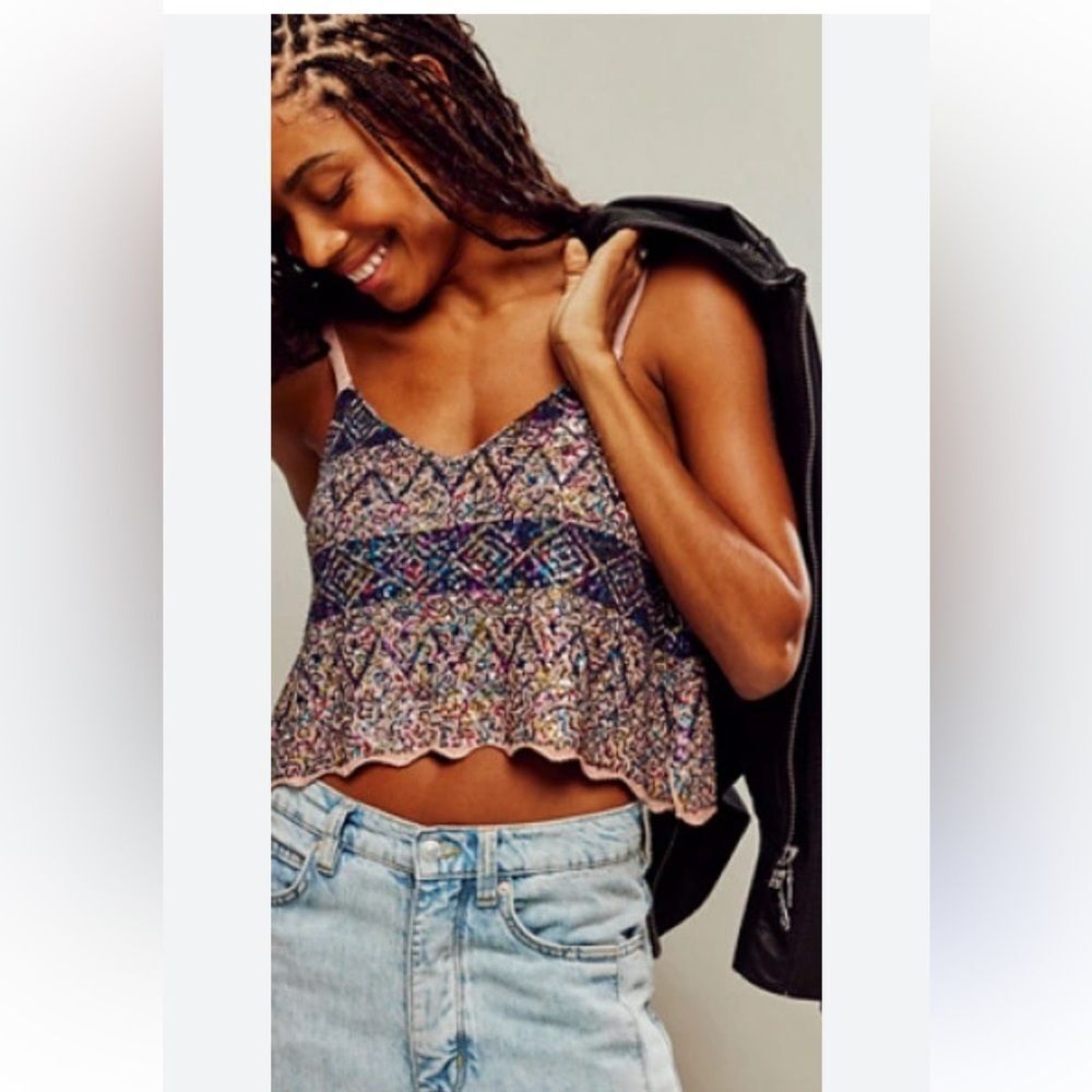 Free People Size Small Shimmy Tank
Free People